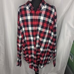 Red Foundry Plaid Longsleeve Flannel 2XL